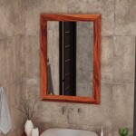 Zrcadlo Naturel Wood 60x90 cm palisandr ZMPA6090 ZMPA6090