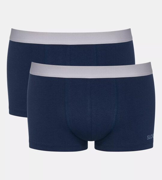 Pánské boxerky GO ABC 2.0 Hipster 2P - BLUE - modré 00RA - SLOGGI BLUE XS
