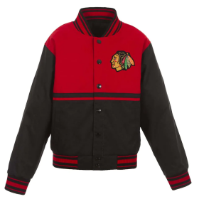 JH Design Dětská Bunda Chicago Blackhawks Design Jacket Velikost: Dětské let)