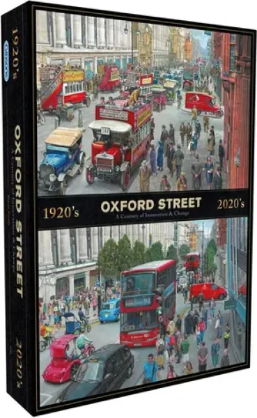GIBSONS Puzzle Oxford Street v průběhu desetiletí