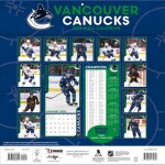 JF Turner Kalendář Vancouver Canucks 2025 Wall Calendar