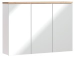 COMAD - Zrcadlová skříňka 100cm 3 dvířka BALI bílá 5907611647547