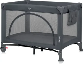 LIONELO Postýlka cestovní Laura Grey Concrete / do 15 kg (LO-LAURA GREY CONCRETE)