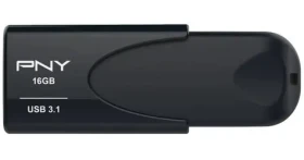 PNY Attaché 4 černá / Flash disk / 16 GB / USB 3.1 / bez krytky (FD16GATT431KK-EF)