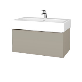 Dřevojas - Koupelnová skříňka VARIANTE SZZ 80 pro umyvadlo Duravit Vero - M05 Béžová mat / M05 Béžová mat 264413