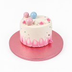 Podložka pod dort PEVNÁ Cake Star růžovo-zlatá vzor Grape kruh 36 cm 14" (1 ks)