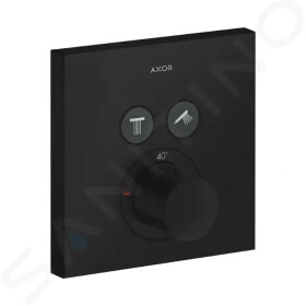 AXOR - ShowerSelect Termostat pod omítku pro 2 spotřebiče, matná černá 36715670