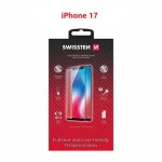 SWISSTEN FULL GLUE COLOR FRAME CASE FRIENDLY sklo pro Apple iPhone 17 černá (54501881)