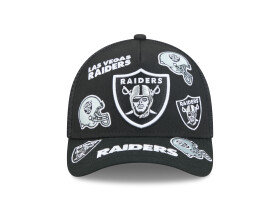 New Era Pánská kšiltovka Las Vegas Raiders NFL 9FORTY M-Crown A-Frame Trucker All Over