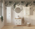 Koupelnová skříňka vysoká Naturel Forli 40x157x20 cm bílá FORLIV40BI FORLIV40BI