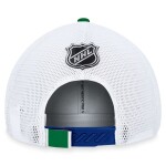 Fanatics Pánská kšiltovka Vancouver Canucks Draft 2023 Podium Trucker Adjustable Authentic Pro