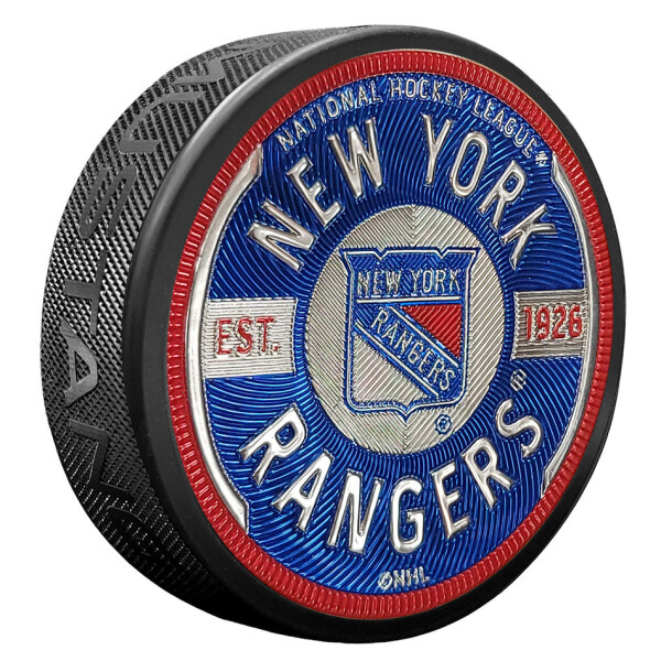 Mustang Puk New York Rangers NHL Gear Puck Design Trimflexx