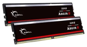 G.Skill Aegis 5 černá 64GB (2x32GB) 6000MHz / Operační paměť / DDR5 / CL36 / DIMM / 1,35V / XMP 3.0 / AMD EXPO (F5-6000J3636F32GX2-IS)