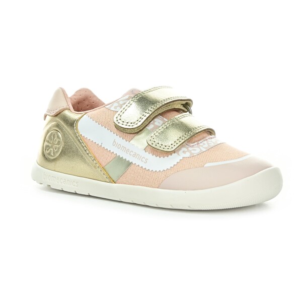 Biomecanics Zapato Matalizado Metalcris Platino Y Cotton