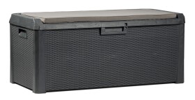 TOOMAX SANTORINI PLUS zahradní plastový úložný box 550 L - grafit