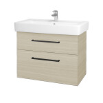 Dřevojas - Umyvadlová skříňka Q MAX SZZ2 80 - D04 Dub / Úchytka T06 / D04 Dub 60469H