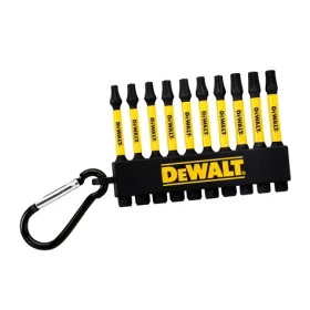 DeWalt DT7275 / Sada bitů s karabinou 3xT20 4xT25 3xT30 / 10 ks (DT7275)