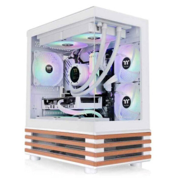 THERMALTAKE Case View 170 WS ARGB, Průhledná bočnice, bílá EDF_964042