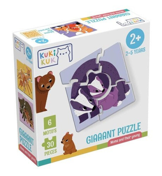 KukiKuk Giaaant Puzzle Mums and Their Young