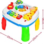 MalPlay 105737 vzdělávací stůl interaktivní hudební panel