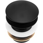 REA - Univerzální vanová výpusť Click-clack - Black REA-W2014