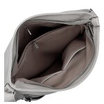 Trendy dámská koženková crossbody kabelka Zeta, šedá new