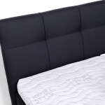 Čalouněná postel Mary 160x200, černá, bez matrace