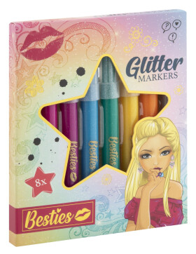 Fixy s třpytkami Besties 8 ks - Craft Creative