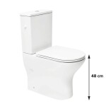 WC kombi komplet SAT Brevis vario odpad SATBRE033RREXVPP SATBRE033RREXVPP