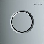 GEBERIT - Splachovací systémy Pneumatické ovládání splachování pisoáru typ 01, chrom 116.011.21.5