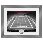 Obraz New England Patriots NFL Art Deco Stadium Silver Coin