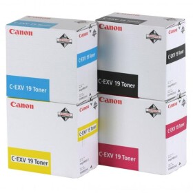 Canon C-EXV19 C, azurový, 0398B002 - originální toner