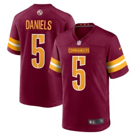 Nike Pánský dres Washington Commanders NFL Jayden Daniels #5 Game Velikost: 2XL