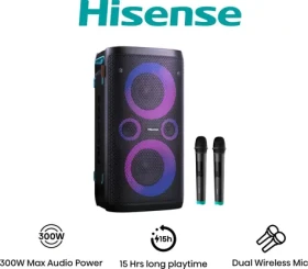 Hisense Party Storm 1 / Party reproduktor / 300 W / Bluetooth 5.0 / Karaoke / IPX4 (100002143108)