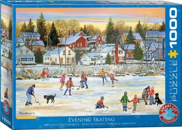 EUROGRAPHICS Puzzle Večerní bruslení