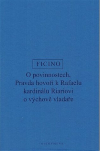 O povinnostech - Marsilio Ficino