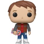 Funko POP &amp; Tee: Back to the Future - Marty w/Hoverboard (velikost M)