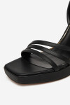 Sandály NINE WEST TS6197-01 Syntetický materiál
