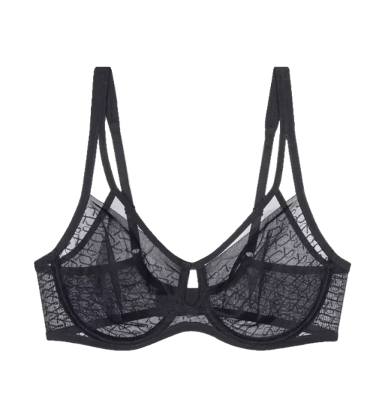 Dámská podprsenka Triumph Signature Sheer W01 EX - Triumph černá (0004) 085C