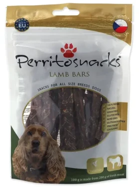 Perrito Jehněčí tyčinky 100 g / Pamlsky pro psy / sušené maso (5514-640346)