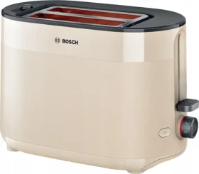 BOSCH TAT2M127 béžová / Topinkovač / 2 topinky / 950 W / 6 stupňů opékání / rozmrazování (TAT2M127)