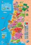 EDUCA Puzzle Mapa Portugalska