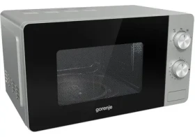 Gorenje MO20E1S stříbrná / Mikrovlnná trouba / 800 W / 20 l (3838782175398)
