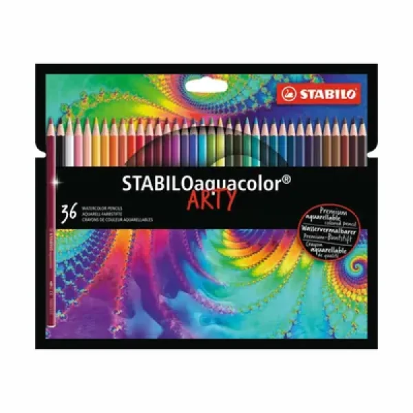 STABILO® aquacolor - ARTY - 36 ks sada - 36 různých barev (1636/1-20)