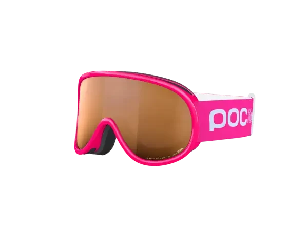 POC POCito Retina dětské lyžařské brýle Fluorescent Pink/Partly Sunny Light Orange