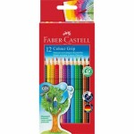 Faber - Castell Pastelky trojhranné Grip - rozmývatelné 12 ks