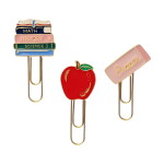Rifle Paper Co. Kancelářská sponka Schoolhouse – set 3 ks, multi barva, kov