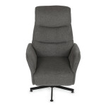 Polohovací křeslo, elektrické zabudované ovládání, šedá, látka, TV-C5479 GREY2