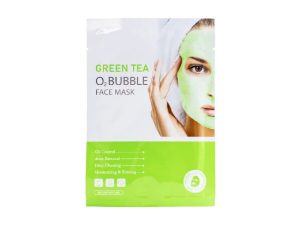 Mooyam Pleťová maska Bubble Green Tea