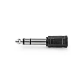 Nedis Stereo audio adaptér jack 6.35 mm (M) - jack 3.5 mm (F) černá / poniklované (CAGB23930BK)